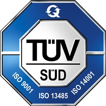 Certificazione TÜV SÜD ISO 9001, ISO 13485, ISO 14001