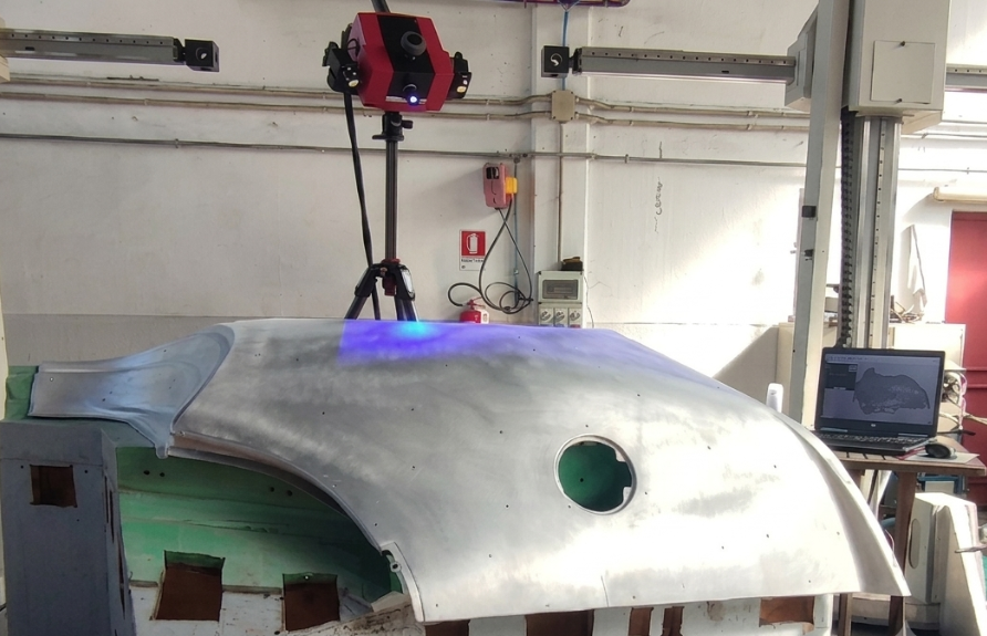 Scansione 3D del pezzo — BG Stile